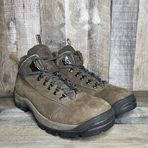 Mens Timberland Brown Leather Waterproof Athletic Hiking Boots Shoes Size 12 M